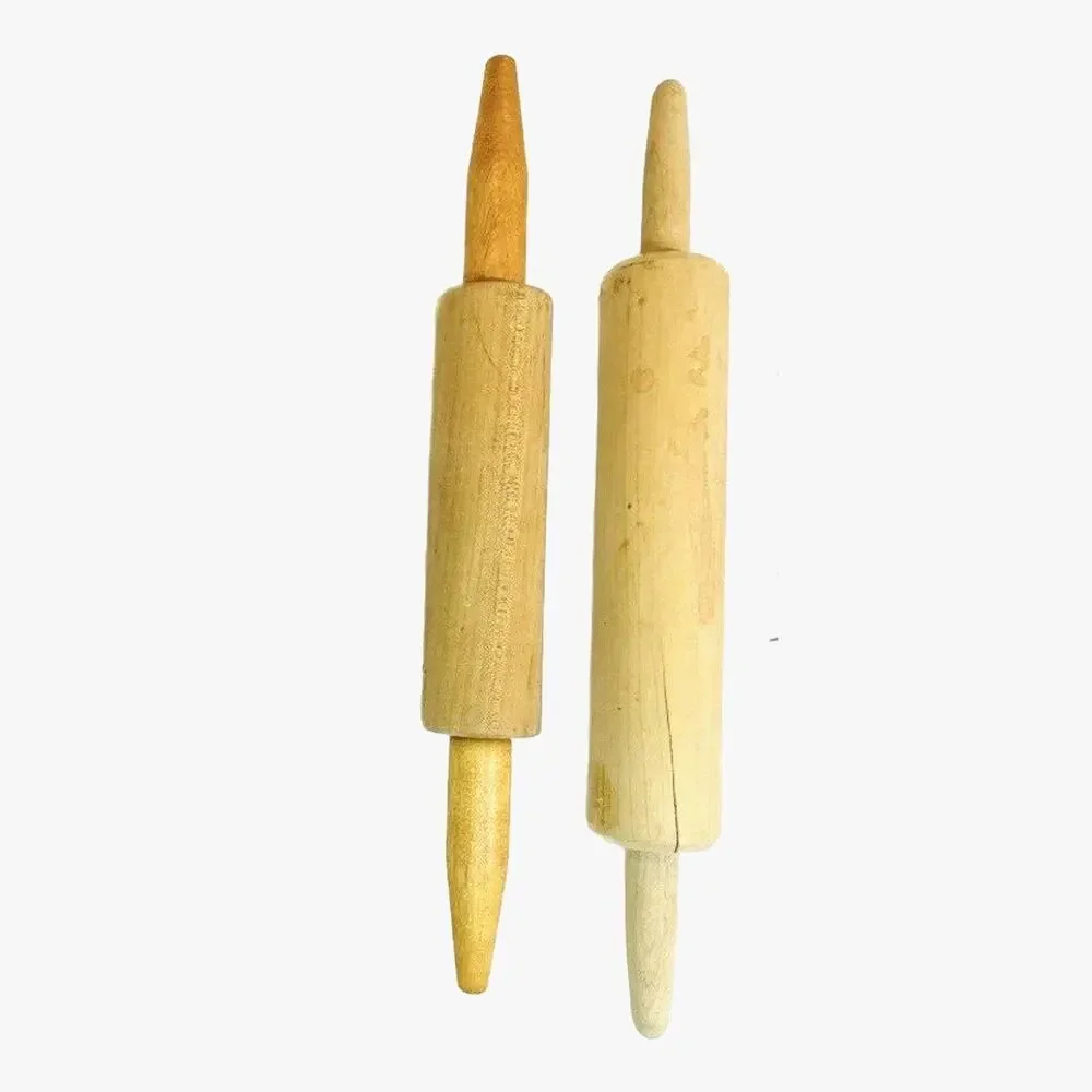 Wooden Rolling Pin Set of 2 Average 10